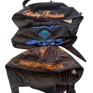 Harley Davidson 3 Head Wraps Doo Rags Skull Caps Daytona Hawaii Orlando